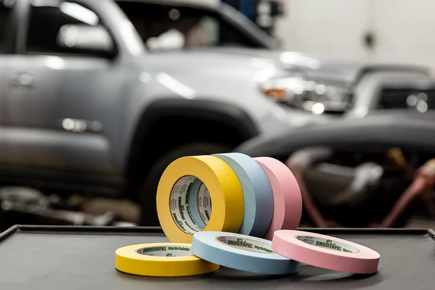 FrogTape 325 Pink High Temperature Performance Grade Masking Tape, Medium-High Adhesion, 48mm x 55m, 3 Rolls per Pack