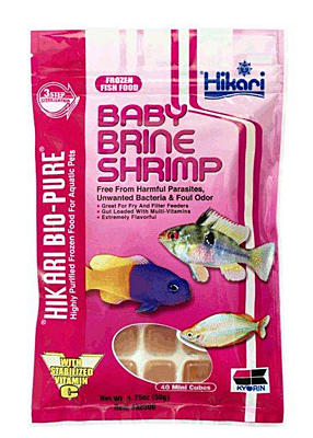 Frozen Brine Shrimp — 100g Flat