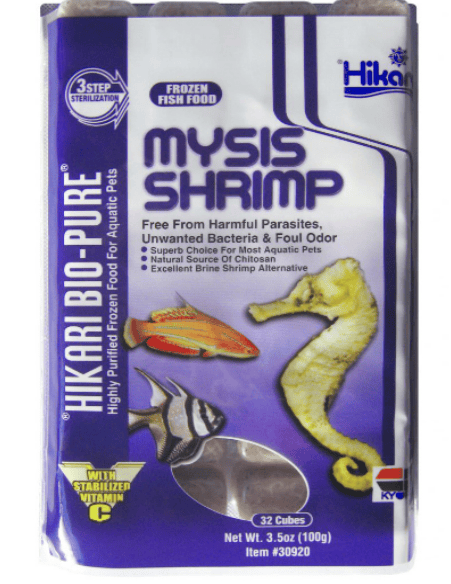 Frozen Mysis Shrimp — 100g Flat