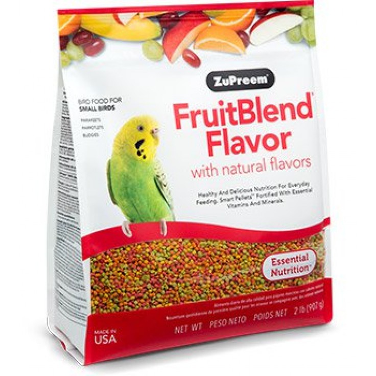 ZUPREEM FRUITBLEND FLAVOR FOR SMALL BIRDS 2LB ZUPREEM FRUITBLEND FLAVOR FOR SMALL BIRDS 2LB