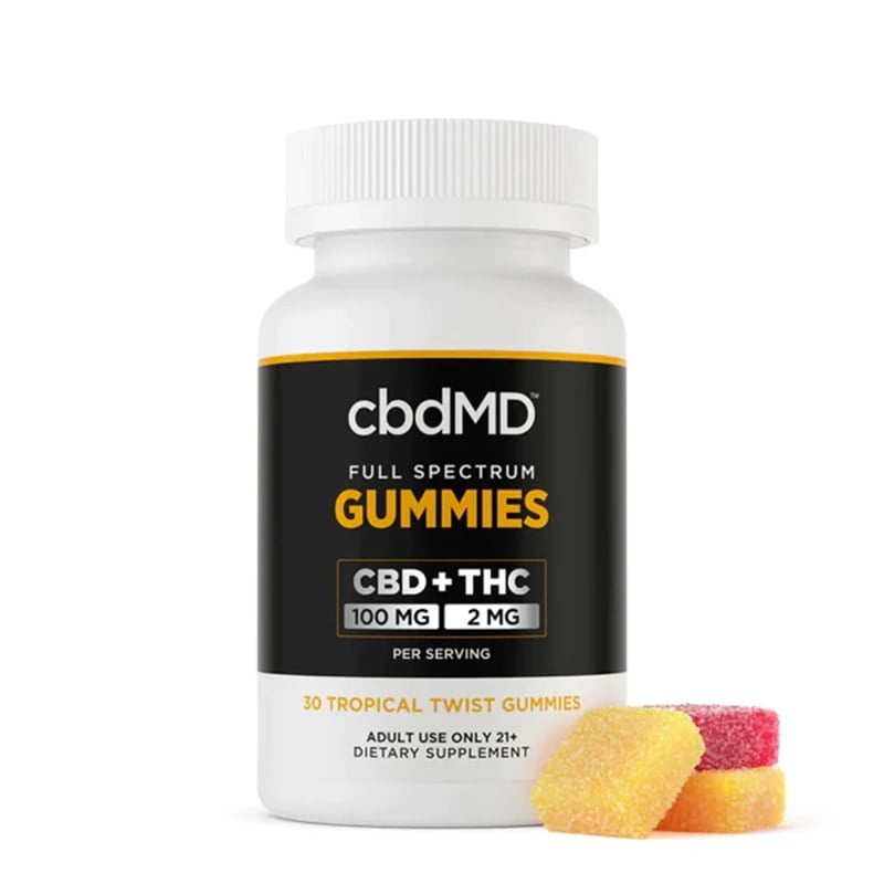 CBDMD FULL SPECTRUM CBD+THC GUMMIES | 30CT