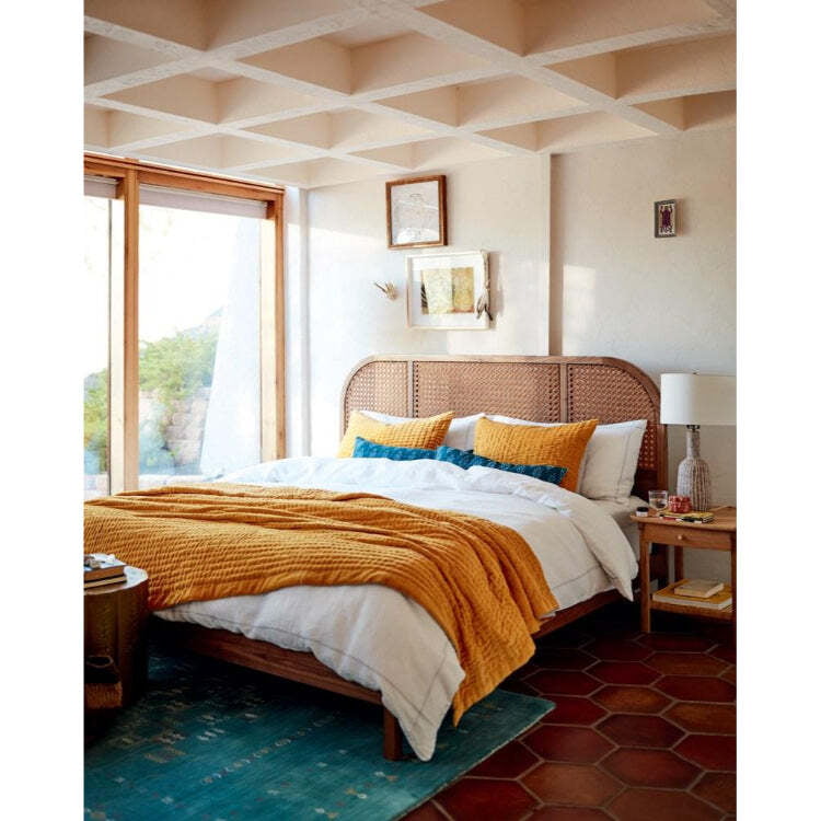 Indie Rattan Bed - King Size Indie Rattan Bed - King Size