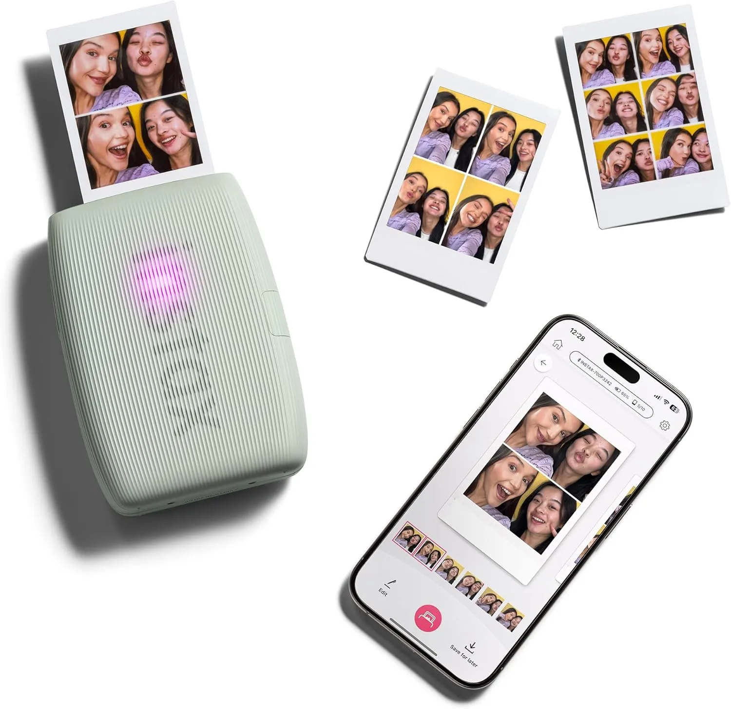 Fujifilm Instax Mini Link 3 Smartphone Printer - Sage Green