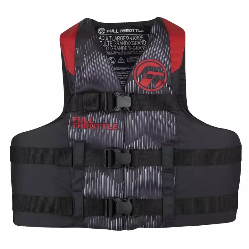 FULL THROTTLE Adult Nylon Life Jacket (USCG & Transport Canada Approved)