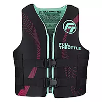 FULL THROTTLE Adult Rapid Dry Neoprene USCGA Life Jacket for Water Sports, PWC & Boats