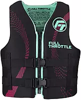 FULL THROTTLE Adult Rapid Dry Neoprene USCGA Life Jacket for Water Sports, PWC & Boats