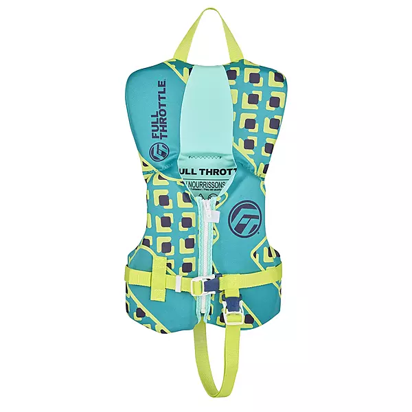 Full Throttle Infant Rapid Dry Life Vest – U.S. Coast Guard and Transport Canada Approved, fits Infants Less Than 30 pounds