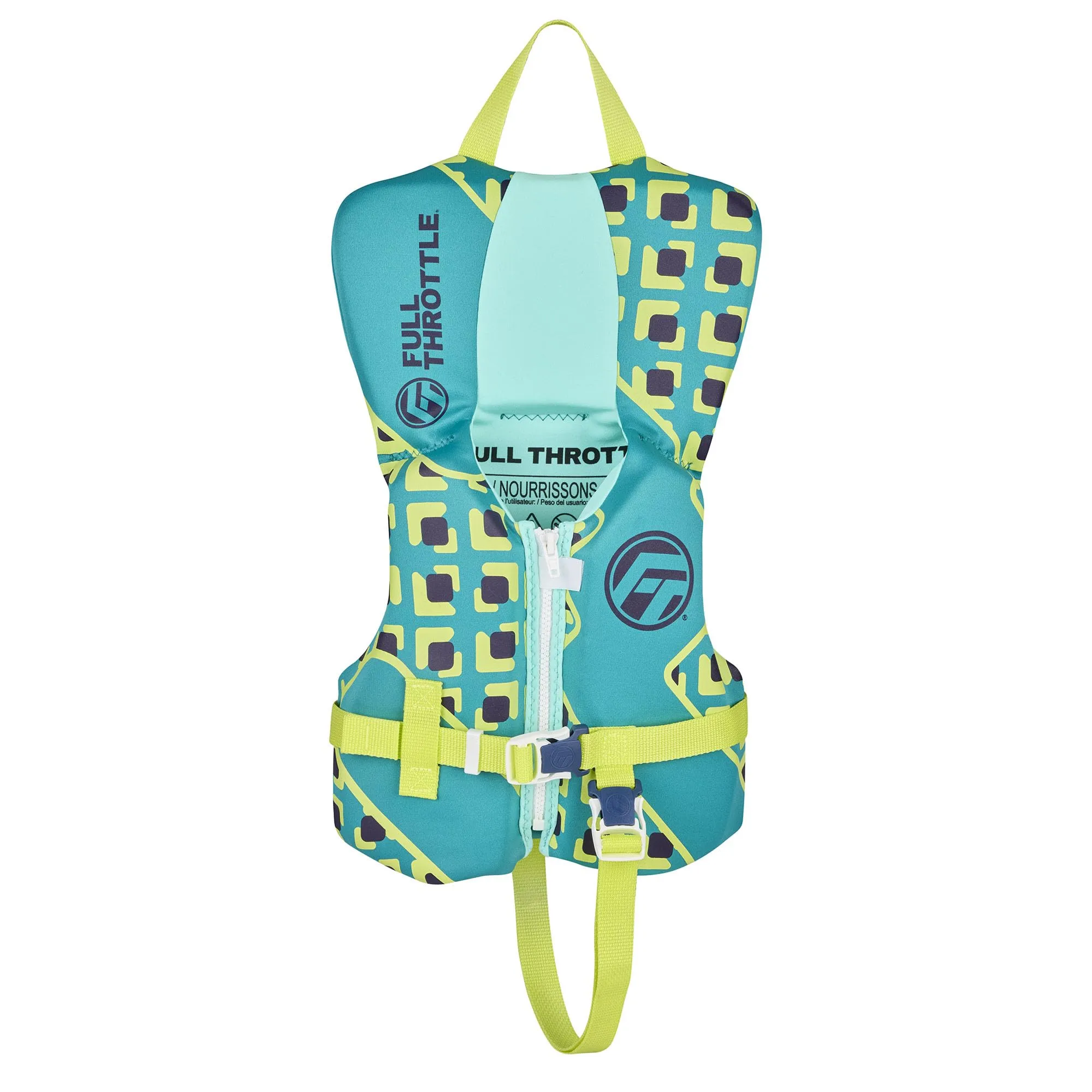 Full Throttle Infant Rapid Dry Life Vest – U.S. Coast Guard and Transport Canada Approved, fits Infants Less Than 30 pounds