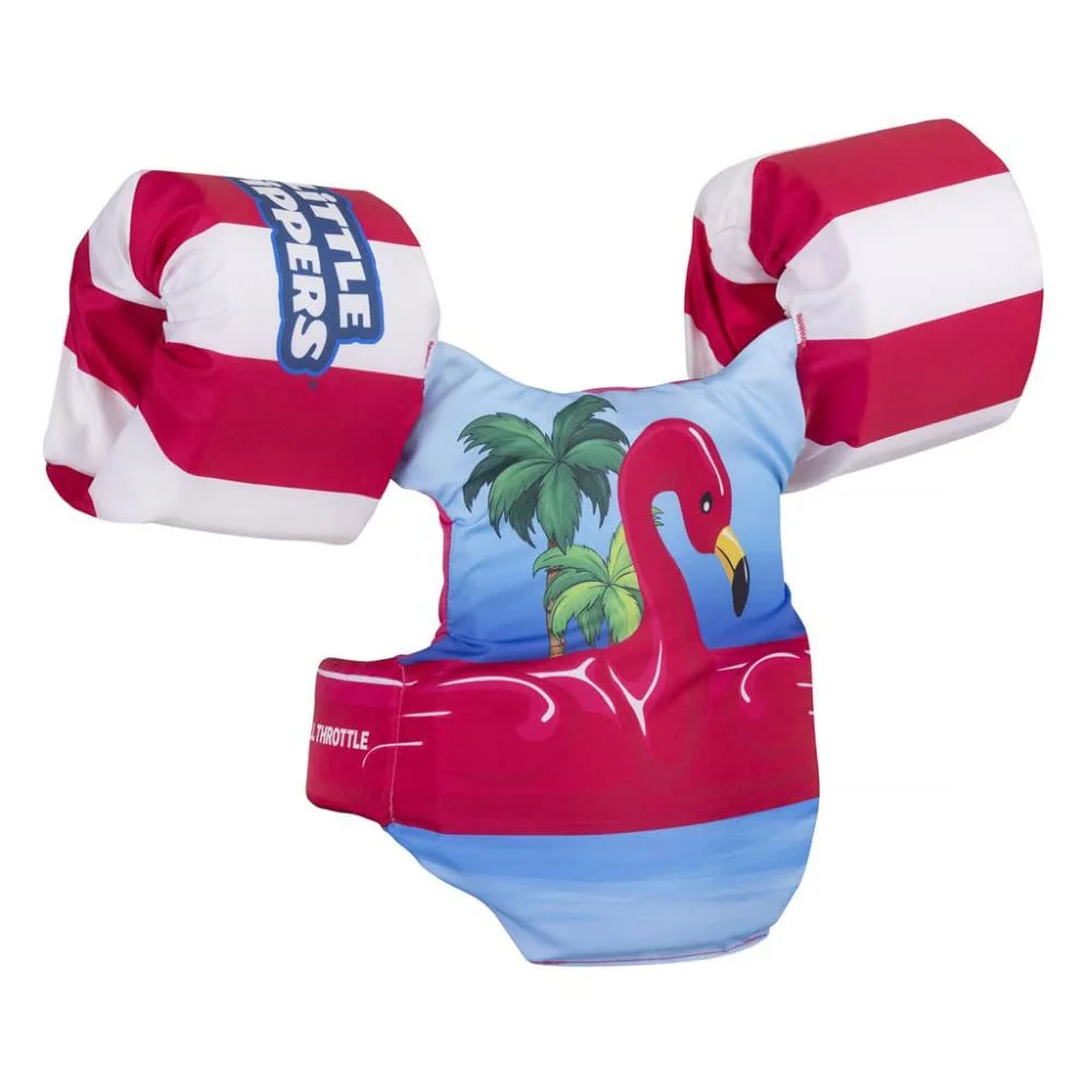 Full Throttle Little Dippers Life Jacket, Flamingo