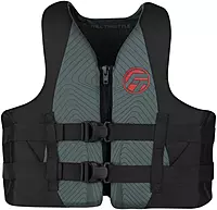 FULL THROTTLE Adult Rapid Dry Neoprene USCGA Life Jacket for Water Sports, PWC & Boats