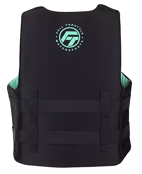 FULL THROTTLE Adult Rapid Dry Neoprene USCGA Life Jacket for Water Sports, PWC & Boats