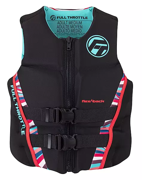Full Throttle Women's Rapid-Dry Flex-Back Life Jacket