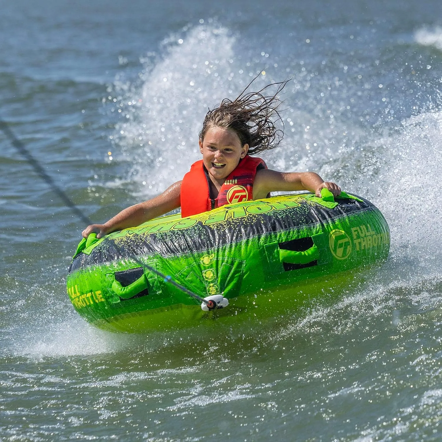 Full Throttle Youth Rapid-Dry Life Jacket U.S. Coast Guard and Transport Canada Approved for Youth 55-88 Pounds