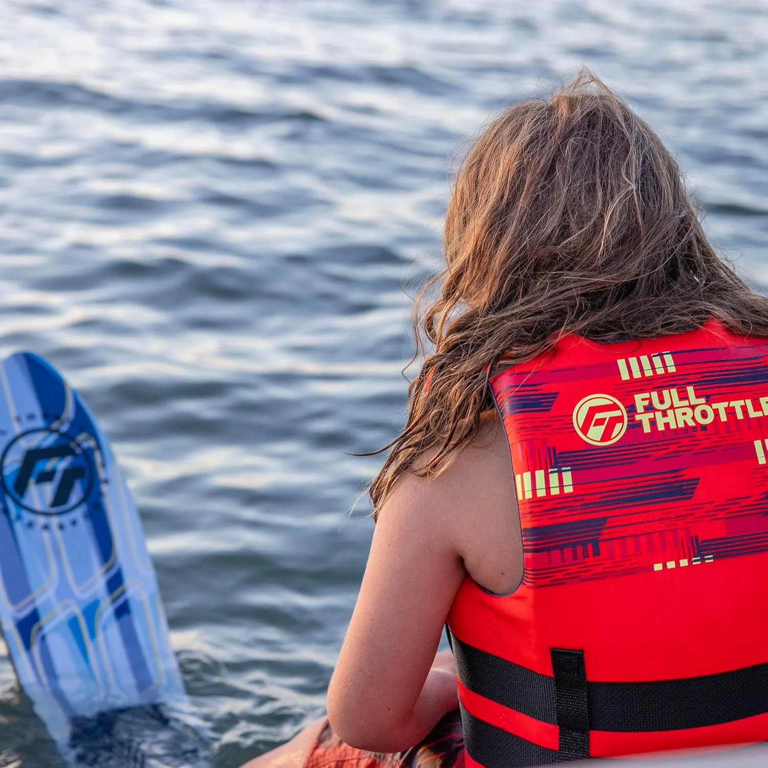 Full Throttle Youth Rapid-Dry Life Jacket U.S. Coast Guard and Transport Canada Approved for Youth 55-88 Pounds