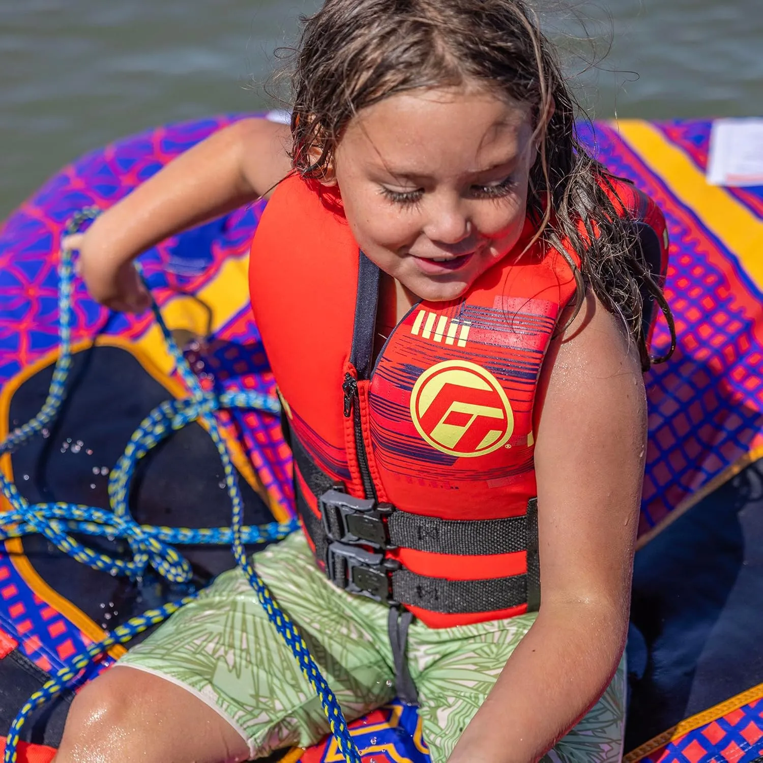 Full Throttle Youth Rapid-Dry Life Jacket U.S. Coast Guard and Transport Canada Approved for Youth 55-88 Pounds