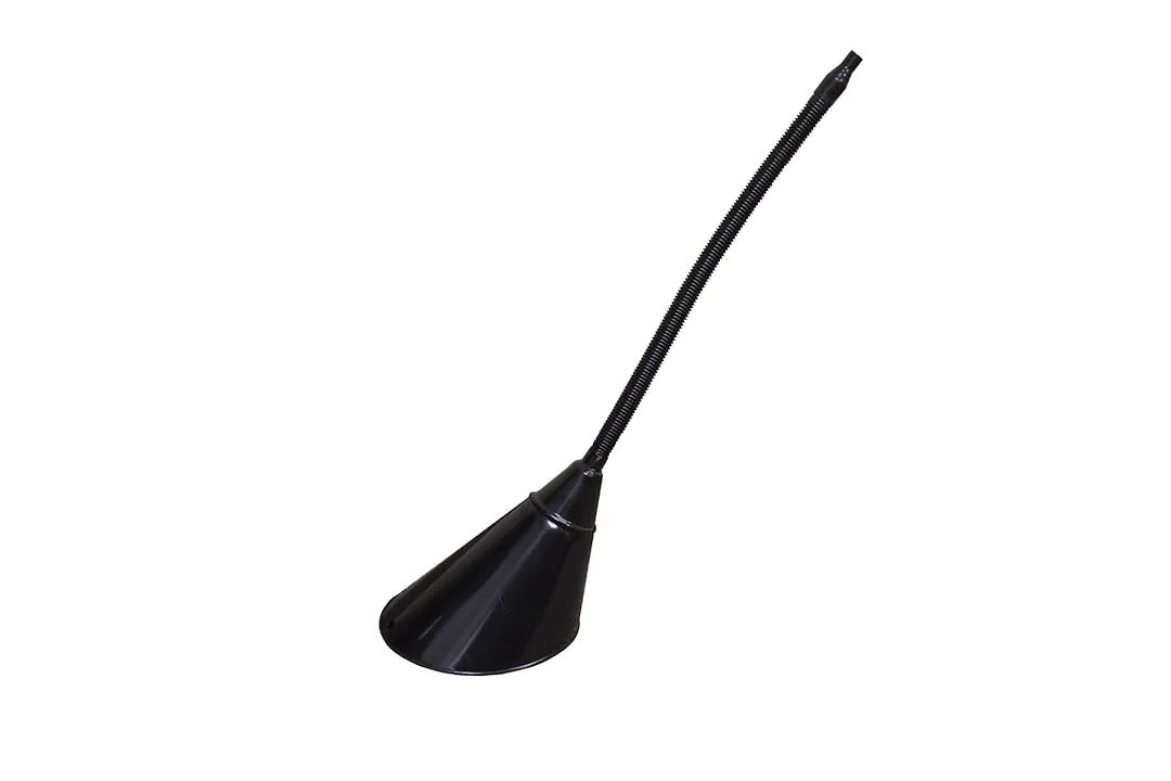 Funnel King 94492 2 Qt Transmission Funnel W/Flex Spout & Screen - Painted Black, Multicolor