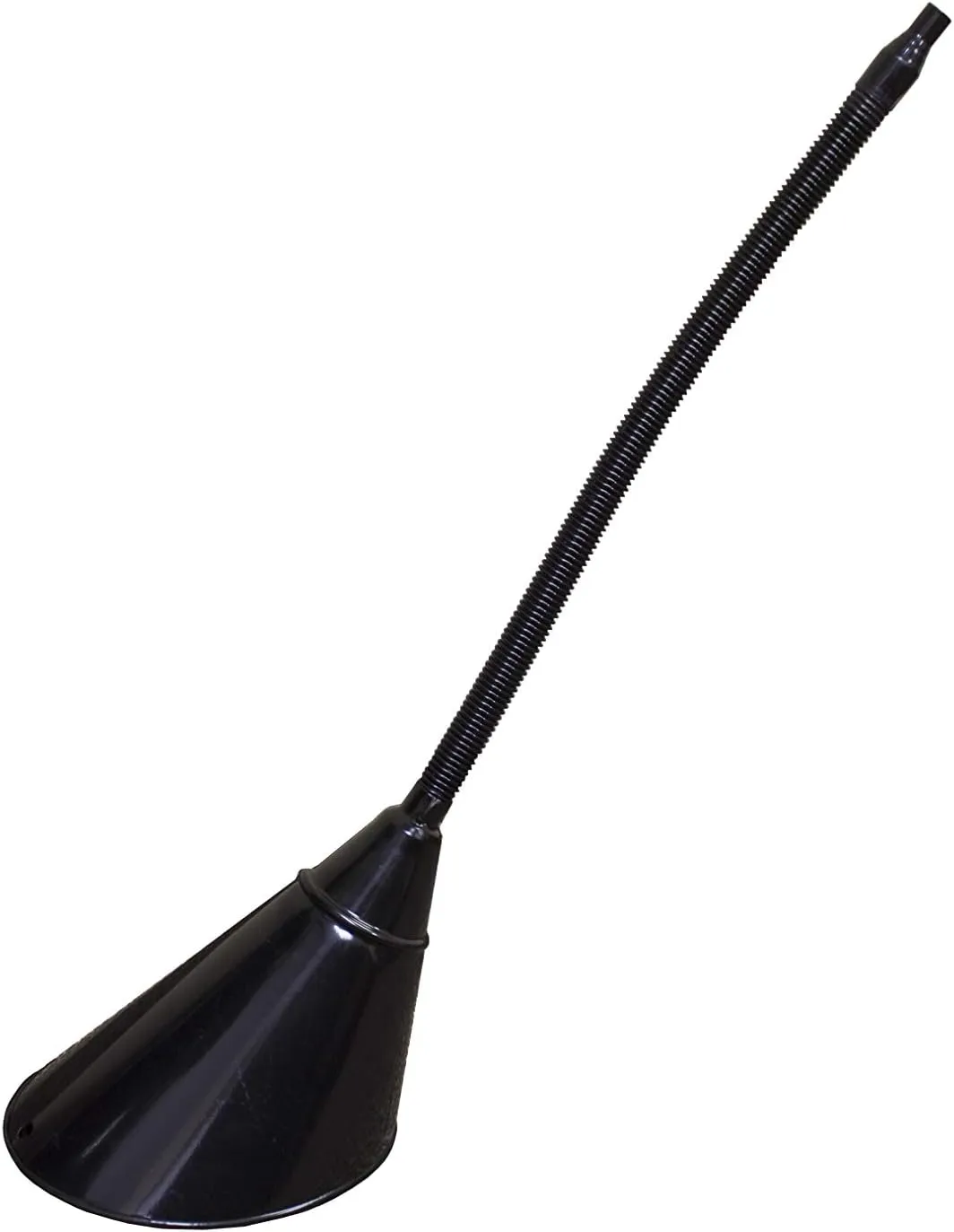 Funnel King 94492 2 Qt Transmission Funnel W/Flex Spout & Screen - Painted Black, Multicolor