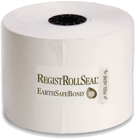 National Checking 15# Bond Register Rolls 2.25" x 165' White Shrink Pack 1Ply 40 / cs