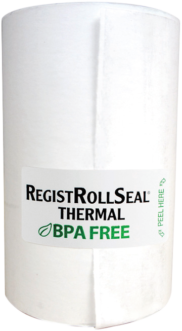 National Checking Thermal Register Rolls 3.13" x 200' White Shrink Pack 1Ply 30 / cs