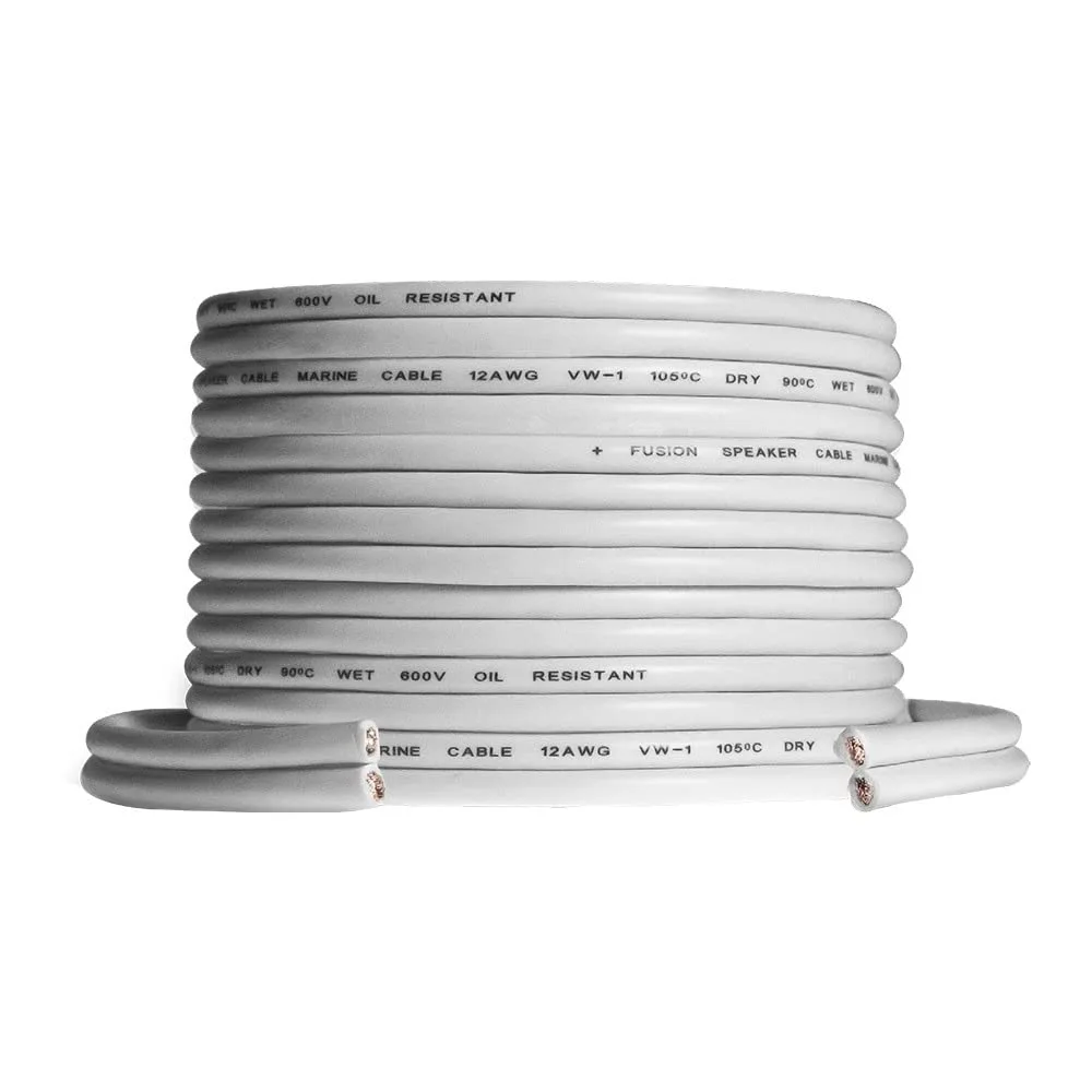 Fusion Climb Speaker Wire 12 AWG 50' (15.24M) Roll - 010-12898-10, Black