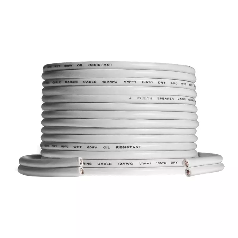 Fusion Climb Speaker Wire 12 AWG 50' (15.24M) Roll - 010-12898-10, Black