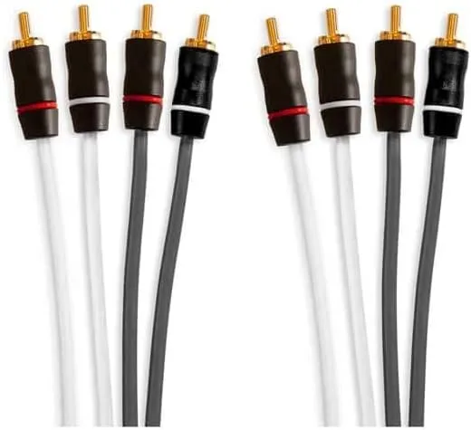 Fusion RCA Cable - 4 Channel - 6'