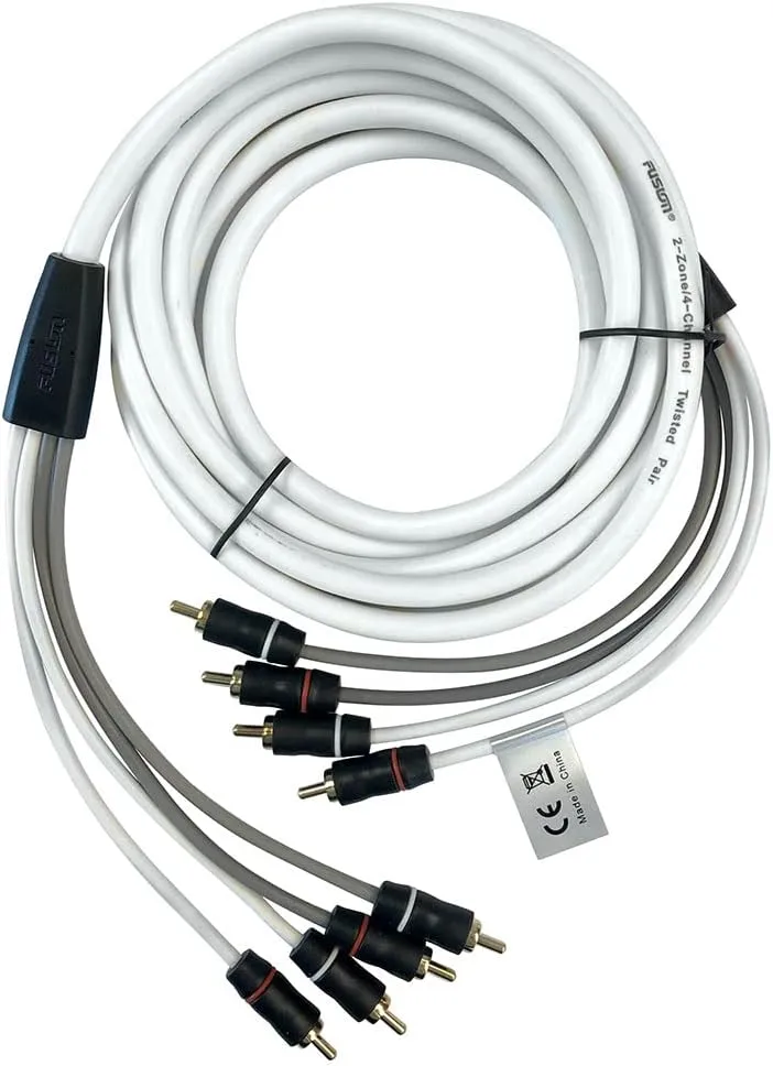 Fusion RCA Cable - 4 Channel - 12'