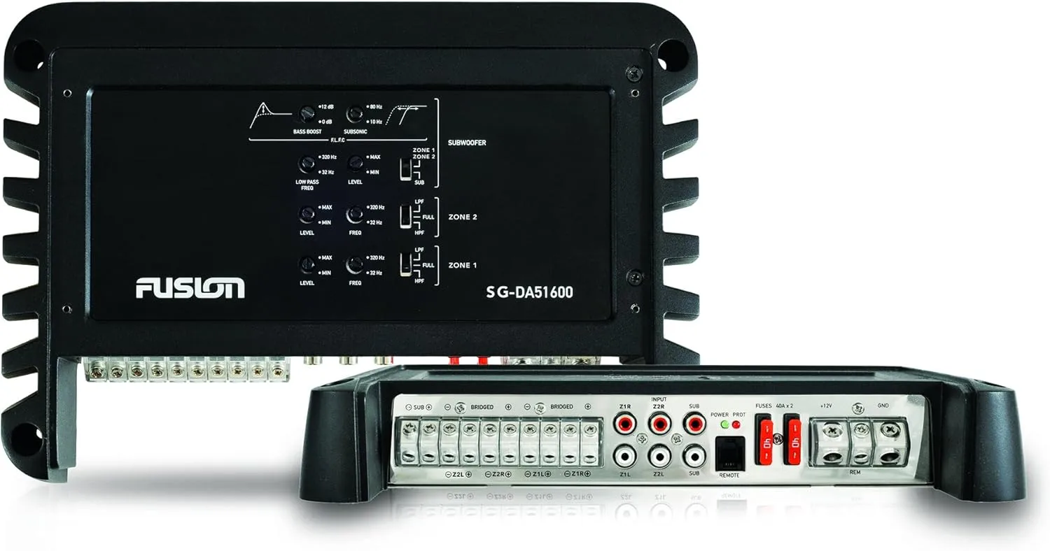 Garmin Fusion Signature Series Marine Amplifier, 1600-watt 5 Channel, A Garmin Brand