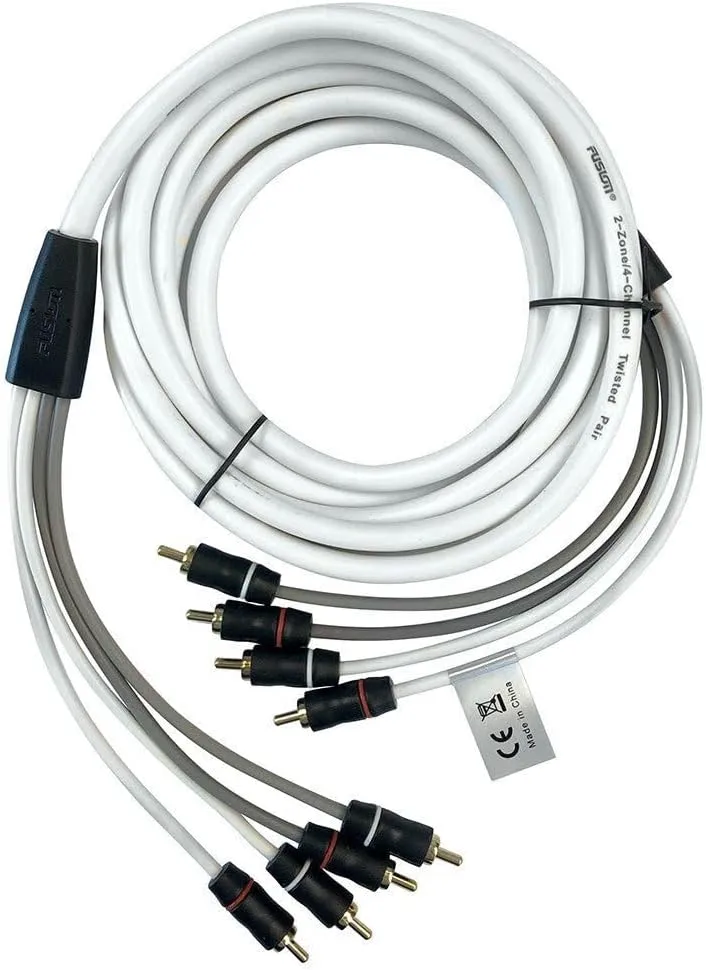 Fusion RCA Cable - 4 Channel - 25'