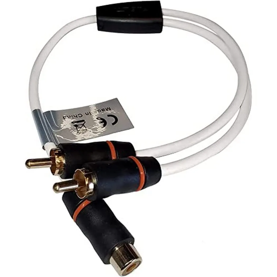Fusion RCA Cable Splitter - 1 Female to 2 Male - 1'
