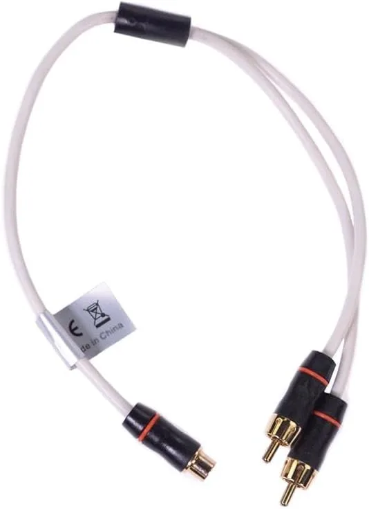 Fusion Performance RCA Cable Splitter - 1 Female to 2 Male - .9'