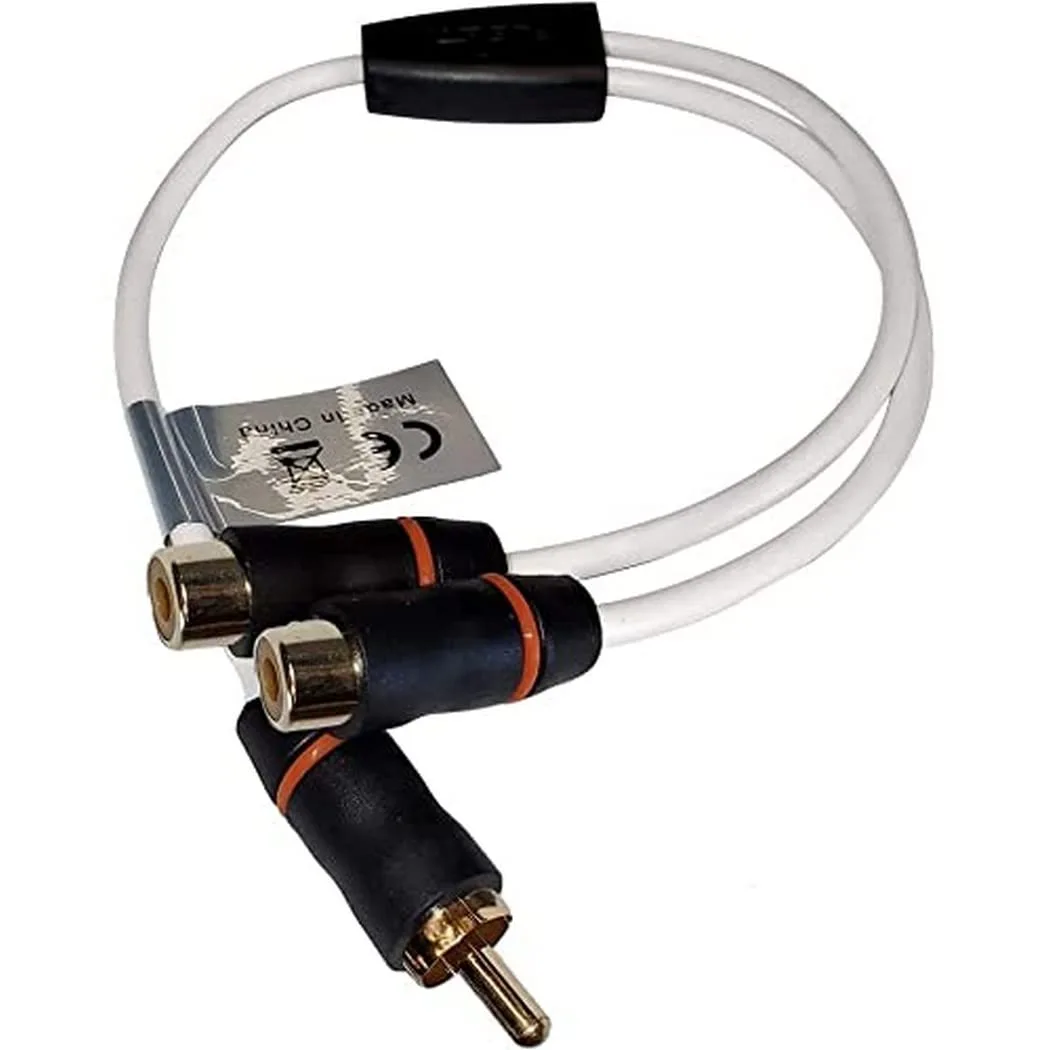 Fusion RCA Cable Splitter - 1 Male to 2 Female - 1'