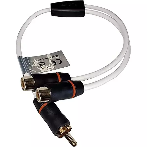 Fusion RCA Cable Splitter - 1 Male to 2 Female - 1'