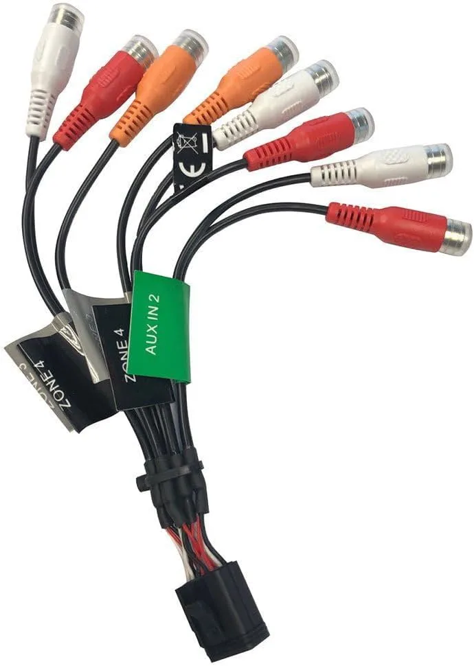 Fusion Wire Harness f/MS-RA770 Stereo - Zone 3 & 4 (E Port-RCA)