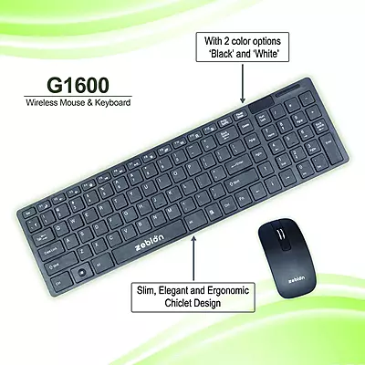 COMBO ZEBION SLIMFIT G1600(BLACK)