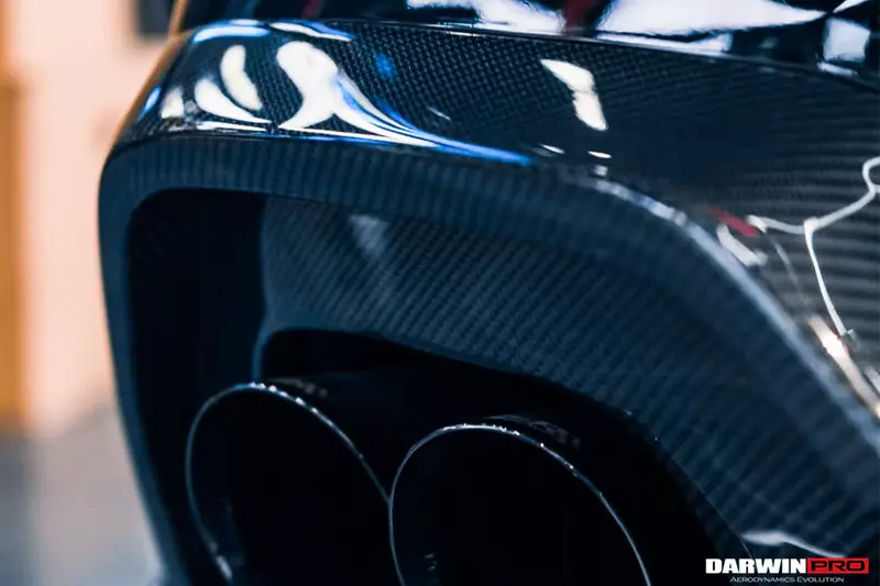 BMW 3 Series G20/G28 BKSS Style Carbon Fiber Rear Diffuser (Quad Exhaust) | 2019–2022