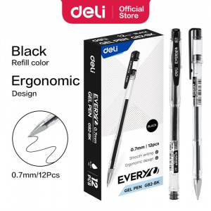 DELI G82 EVERY GEL PEN 0.7MM BLACK