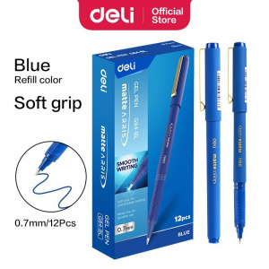 DELI G84 MATTE ARRIS GEL PEN 0.7MM SOFT-GRIP BL