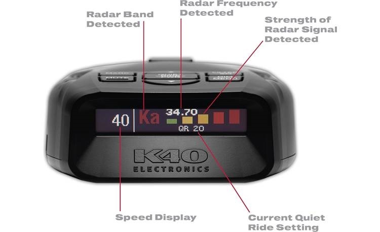 K40 Platinum100 Radar Detector GPS technology, Speed Monitoring K40 Platinum100 Radar Detector GPS technology, Speed Monitoring