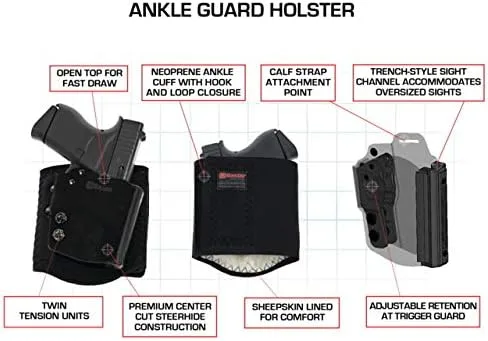GALCO Ankle Guard Neoprene Ankle Holster