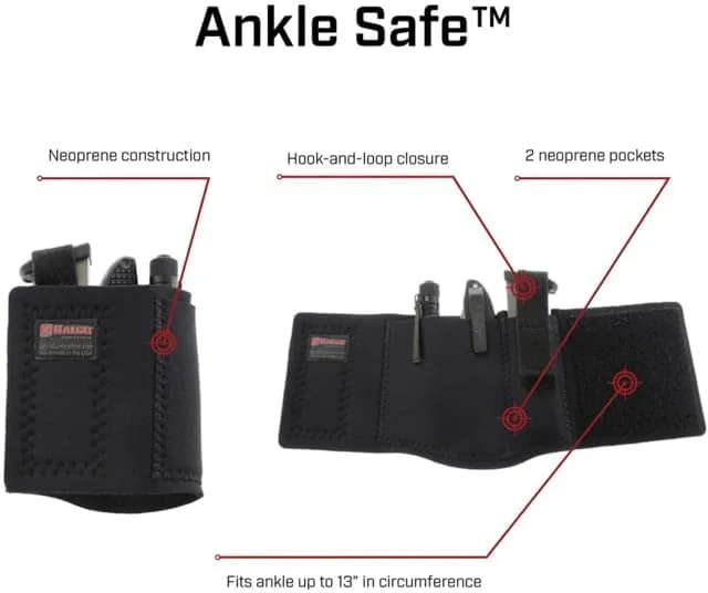 Galco Gunleather AS3B Ankle Safe 3.0 Black