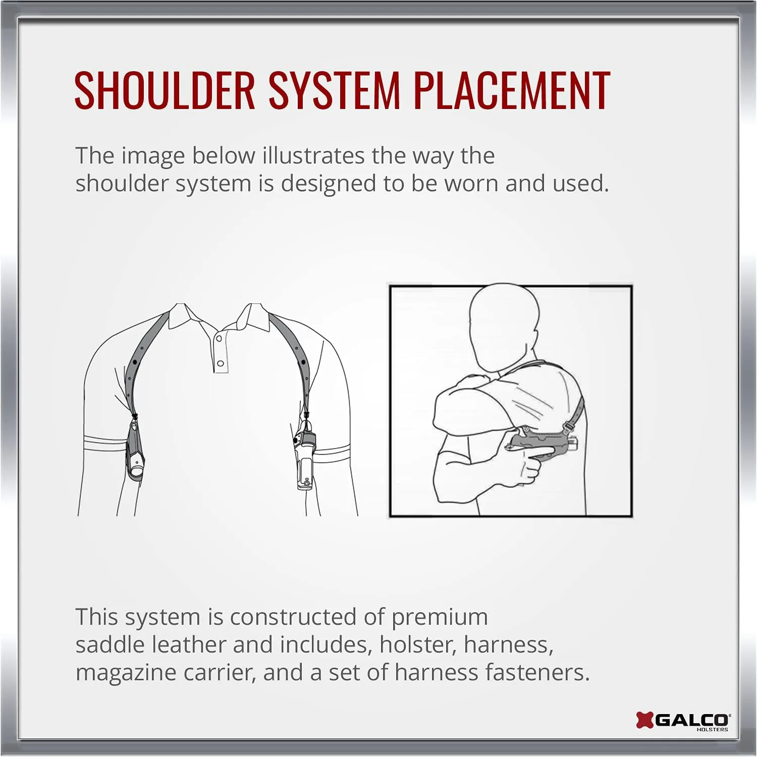 Galco Miami Classic Shoulder Holster System