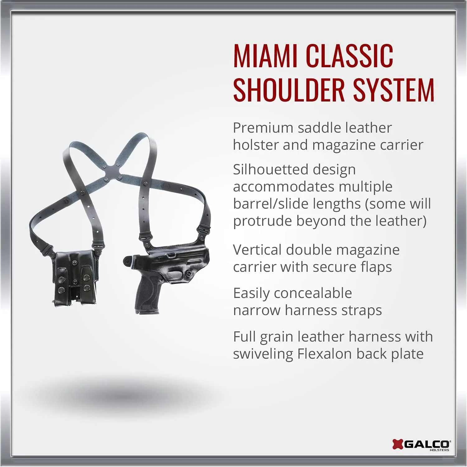 Galco Miami Classic Shoulder Holster System