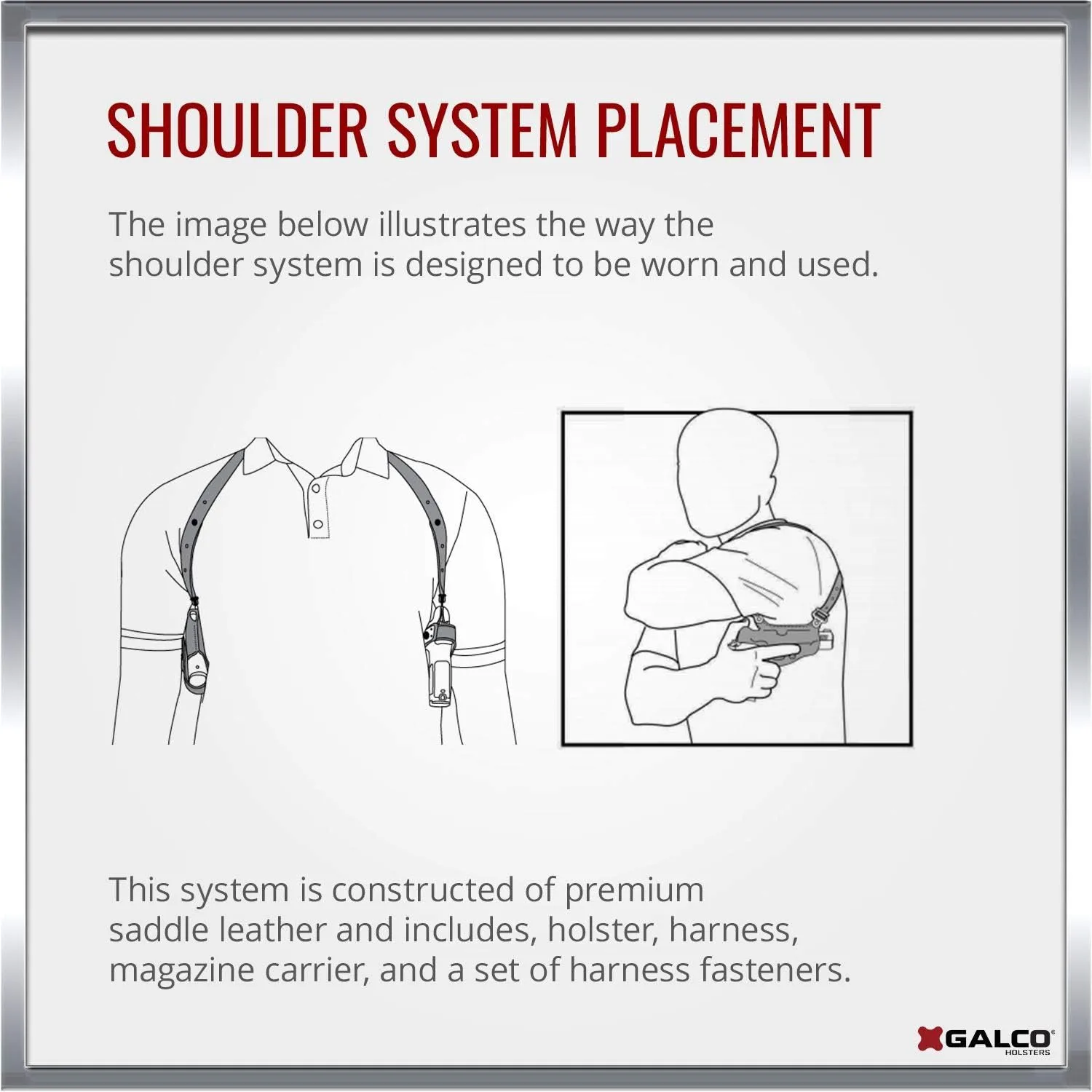 Galco Miami Classic Shoulder Holster System