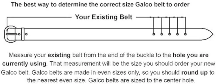 GALCO Womens SB3 Dress Holster Belt