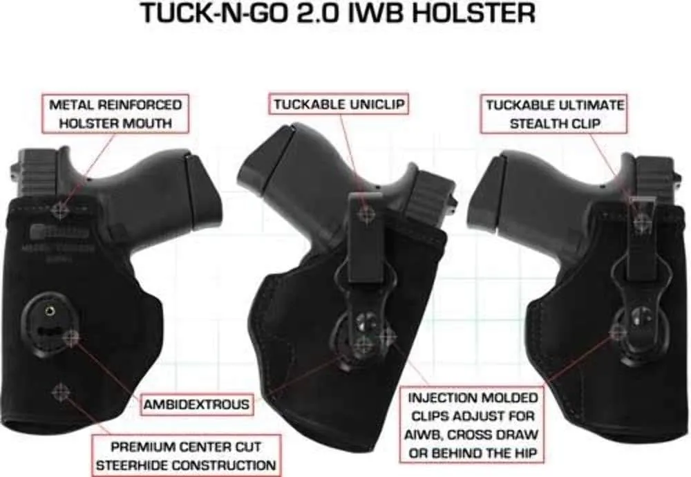 GALCO Tuck-N-Go 2.0 Inside the Pant IWB Holster