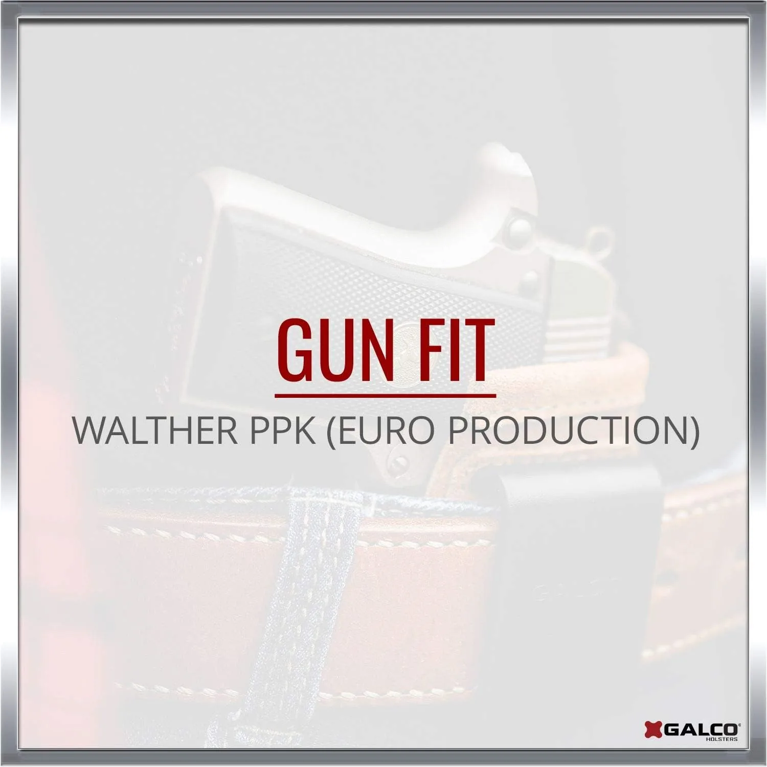 GALCO GUNLEATHER Waistband Inside The Pant IWB Holster