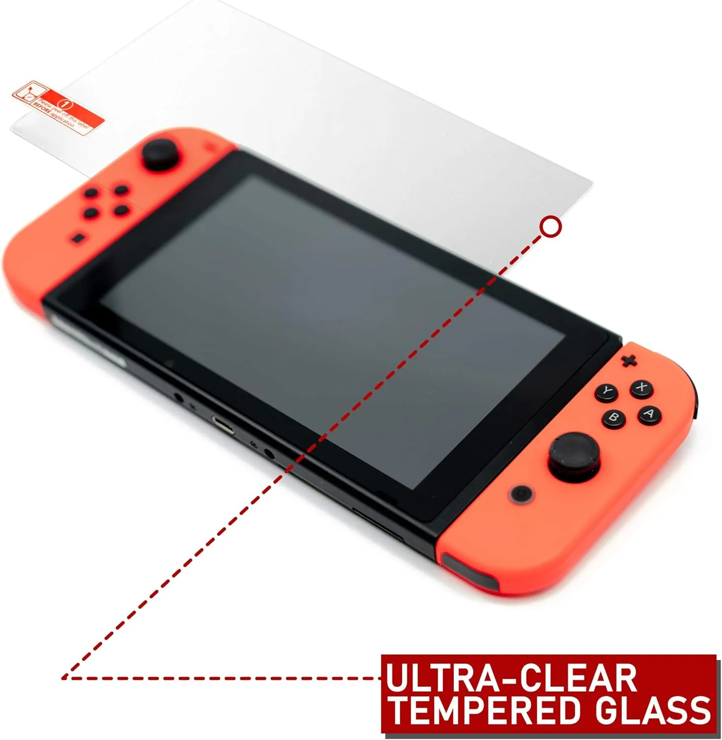 GameFitz 11-in-1 Accessories Kit For Nintendo Switch Lite, Black