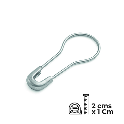 Gancho Calabash Niquel Caja x 1000 Und