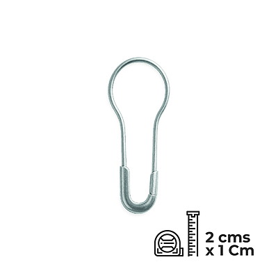 Gancho Calabash Niquel Caja x 1000 Und Gancho Calabash Niquel Caja x 1000 Und